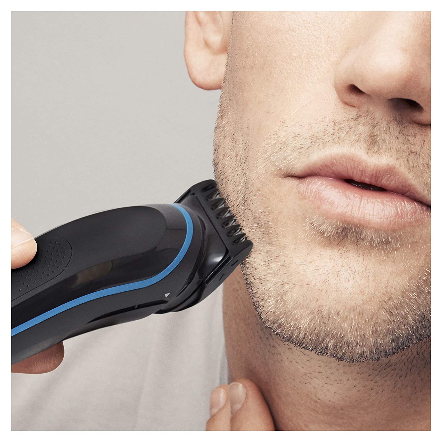 The Braun Multi grooming kit MGK5080 is the ultimate 9-in-1 head-to-toe trimmer